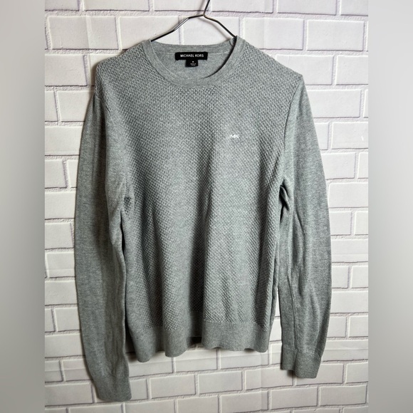 Michael Kors Gray Men's Sweater/size M - Picture 2 of 7